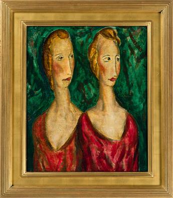 ALFRED H. MAURER Two Blonde Heads.